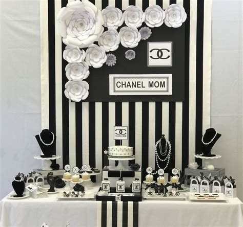 chanel theme party|chanel party decorations.